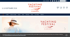 Desktop Screenshot of cannesyachtingfestival.com