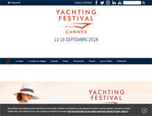 Tablet Screenshot of cannesyachtingfestival.com